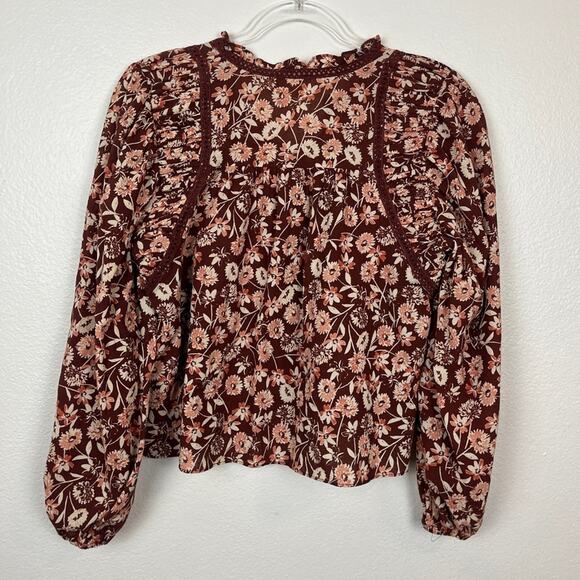 The Westside Delaney Floral Boho Blouse XS - Picture 2 of 5